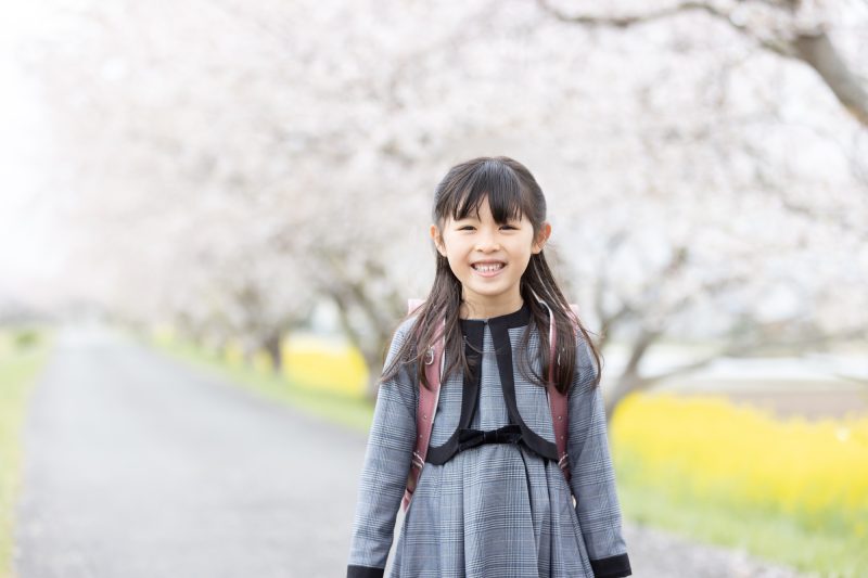 入学/新一年生/桜/女の子